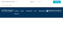Tablet Screenshot of ortizvigon.com